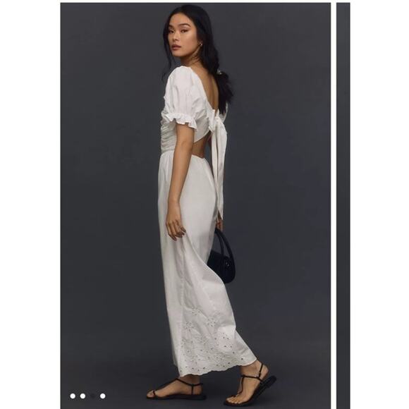 En Saison Emma Eyelet Jumpsuit size M NWT - Picture 3 of 16